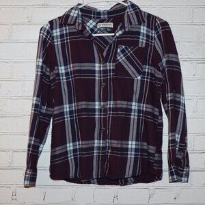 Magellan Outdoors Plaid Button‑Down Shirt · Youth Large (14/16) Cozy, outdoorsy,